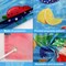 Goodbye School Hello Pool Backdrop Banner End of School Year Party Decorations for Summer Indoor Outdoor Ornament Decor Supplies 71 x 43 Inches